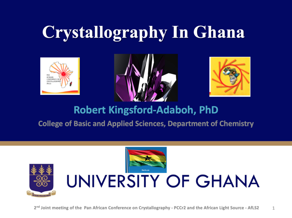 Crystallography in Ghana – The African Lightsource